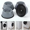 DEE SONS Washer Dryer Anti Vibration Pad with Suction Cup Feet, Fridge Washing Machine Feet Pads Leveling Feet Anti Walk Pads Shock Absorber Furniture Lifting Base(4 Piece) view 1