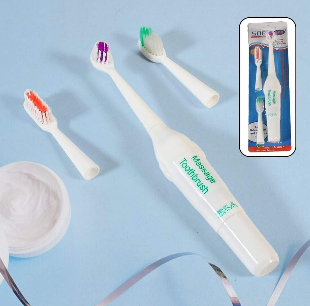 KUMISHRI Electric brush For Kids With Soft Bristles and Strong Strokes Operated Toothbrush With Replaceable Brush Head Sonic Electric Toothbrush for Adults and Teens(Pack of 1)