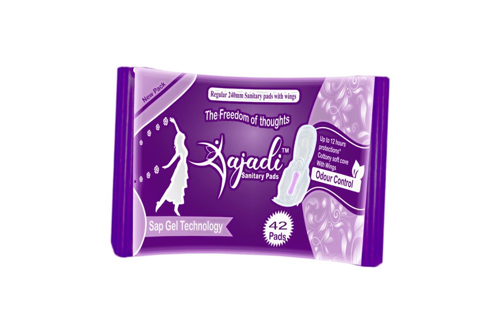 Aajadi Regular Size Women Sanitary Pad (Large)