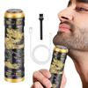 Electric Shavers for Men,Professional Gold Dragon Razor - Portable Travel Beard Trimmer Mini Electric Shaver for Men and view 1