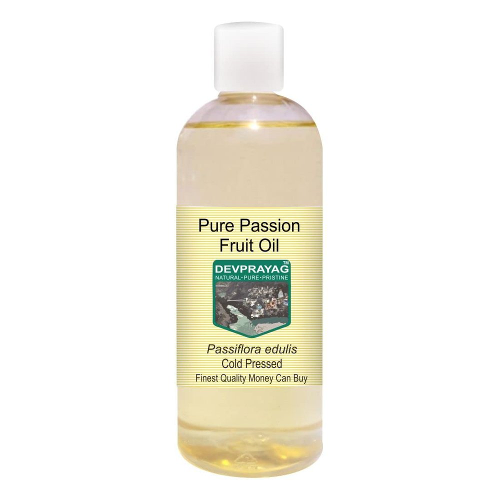 Devprayag Pure Passion Fruit Oil (Passiflora edulis) | Cold Pressed | Natural | Undiluted | For Diluting Essential Oils | For Skin & Massage | Men & Women | 200ml