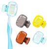 Eaezerav 4 Pack Toothbrush Covers Caps, Tooth Brush Protector Toothbrush Coverings Clips Portable Plastic Tooth Brush Head Case for Travel, Business, Camping, School, Home view 1