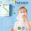 Premier 2-Ply Facial Pocket Tissue Paper - Pack of 20 (15 Pulls Each, 300 Pulls Total) - Soft, Travel-Friendly, Handy Tissue for Face and Hands view 2