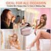 Geyoga Eyebrow Trimmer,Portable eyebrow trimmer for women, epilator for women facial hair remover for,Face, Lips, Nose Hair Removal Electric Trimmer with Light (Rainbow) (P-1) view 3