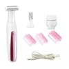 Exxelo 3 IN 1 Women Electric Eyebrow Trimmer Face Shaver Painless Hair Remover Epilator Portable Female Body Blade view 1