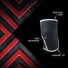 KEYCRAZE Knee Support for Men Gym (1Pair) - 7mm Power Knee Support Gym Workout | Knee Sleeves for Running Jogging Gym Squats (XL, Black) (XL) view 3