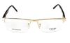 Eye 2 Eye Blue Cut Progressive Reading Glasses Progressive Blue Cut Glasses For Men Distance 0 +1.00 +1.25 +1.50 +1.75 +2.00 +2.50 +2.75 +3.00 Golden Half Rim (Distance 0 / Reading +1.75) view 2