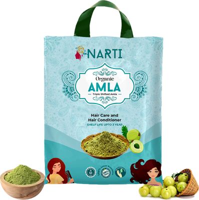 NARTI Organic amla powder for hair care 1 kg | amla powder for hair growth 500g + 500 gm | amla powder for hair fall 1kg