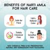 NARTI Organic amla powder for hair care 1 kg | amla powder for hair growth 500g + 500 gm | amla powder for hair fall 1kg view 3