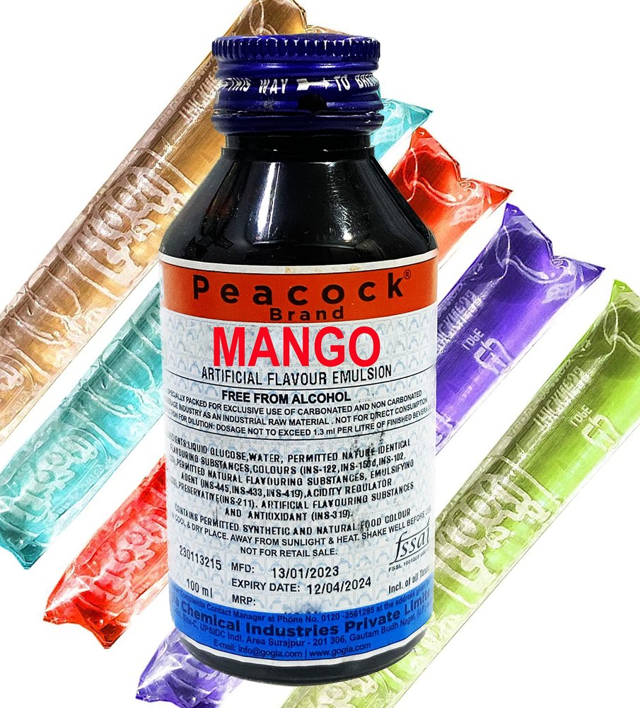 pepsi making formula chuski flavour MANGO pepsi banane ka saman , pepsi masala 100ml (Mango Emulsion )