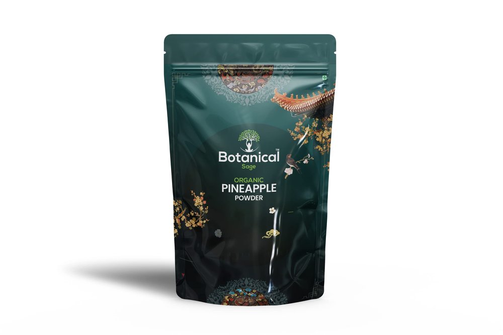 Botanical Sage-Dried Pineapple Powder 100 Gm, For Cake, Juice, Mocktails & Bakery|No Added Sugar|No Preservatives|Selected|Extra Cleaned