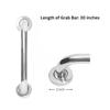 FAPBADRI Stainless Steel Heavy Duty Grab Bar for Bathroom handrailing and Safety Handle for Elderly, Screws & Wallplugs Included - Glossy Finish - 30 inches, Pack of 1 view 2