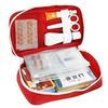 ARANKA Travel Medicine Pouch Emergency First Aid Kit Box Organizer with Medicine-Pocket Empty Bag for Travelling Car, Home, Office - Storage Bag (Red, Polyester) view 2