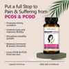 VEDIC ROOTS Ayurvedic Women Health & PCOS PCOD Care Capsule - 120,Irregular Periods Balance & Immunity Booster Supplement|Leucorrhoea,White Discharge,Periods Pain & Body Ache Relief Medicine view 4