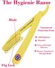 [Ear Lobe & Accessories] D Shaving Razor (6pcs) | the hygienic razor | For smooth & luxurious shave view 2