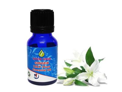 Good High Ginger Lily Essential Oil, 100% Pure, Natural, Organic, Vegan and Undiluted Ginger Lily Essential OilFor Personal Care - Essential Oil By Good High (0.338 oz = 10 mL)