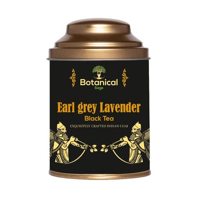 Botanical Sage- Earl Grey Lavender Black Tea 100g | Darjeeling Black Tea With Lavender | Selelcted | Luxury Tea