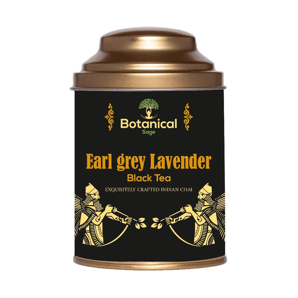 Botanical Sage- Earl Grey Lavender Black Tea 100g | Darjeeling Black Tea With Lavender | Selelcted | Luxury Tea