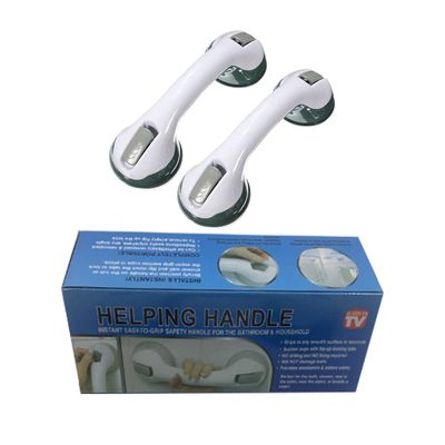 2 Pack 12 inch Grab Bars, Bathroom Shower Handle with Strong Hold Suction Cup Grip Grab, Bath Handle Grab Bars for Bathroom Safety Grab Bar-ONLY for Tiles Glass & Hard Plastic
