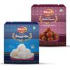 Bikalal | 2Kg | Combo Pack of Rasgulla - 1kg and Gulab Jamun - 1kg | Authentic Indian Sweets | No Preservatives | Vegetarian view 1