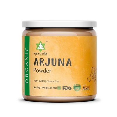 Ayurvedix Arjuna Bark Powder 200g | Pure Terminalia Arjuna Extract | Supports Heart Health, Immunity & Overall Wellness | Natural Ayurvedic Herbal Supplement