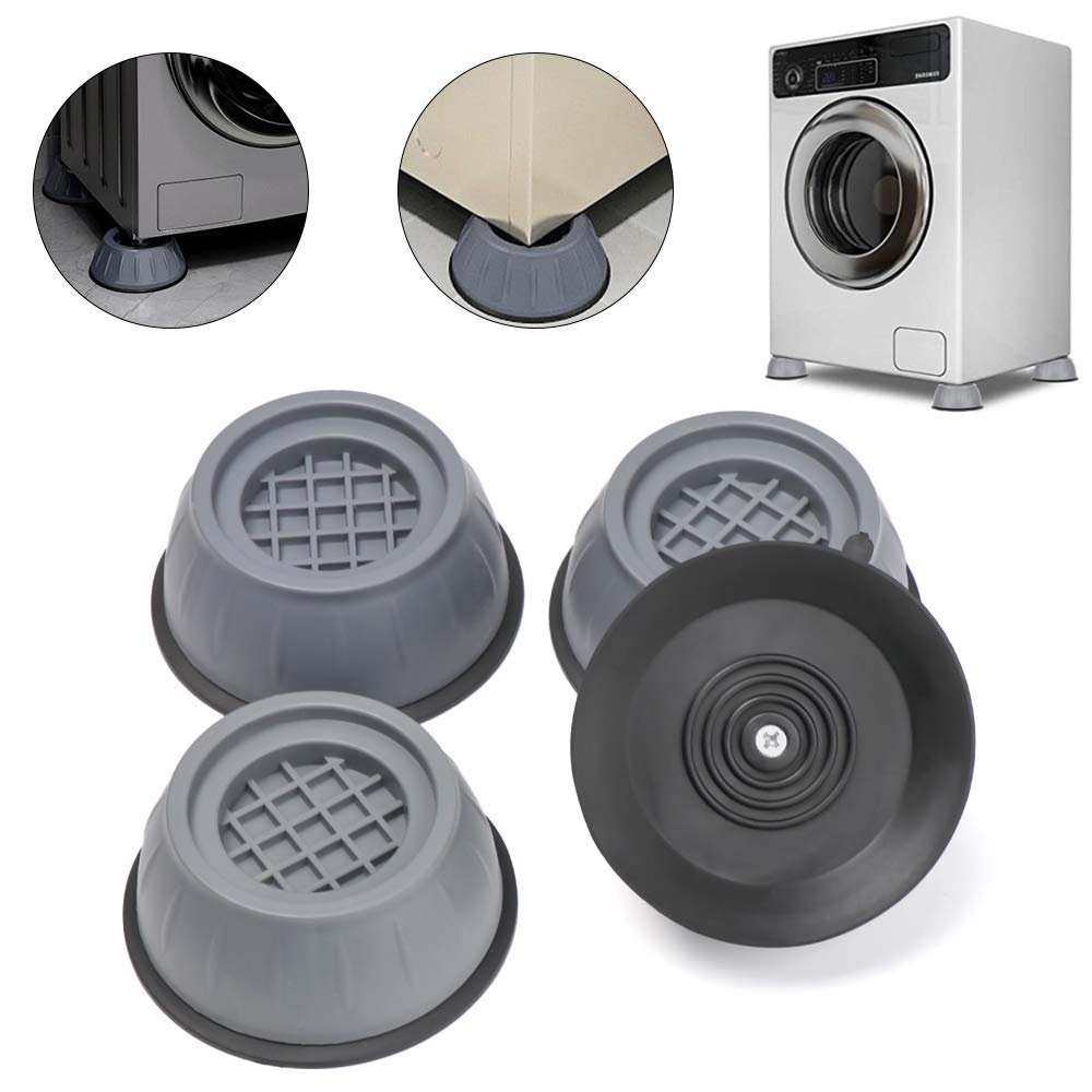 Washing Machine Pads Anti-Vibration Pads for Washing Machine Feet Pads Non Vibration Rubber Washing Machine Rubber Pads Leg Support Anti Slip