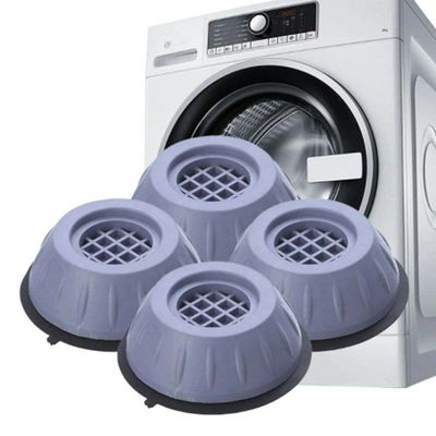 Anti Vibration Pads for Washing Machine | Washer Dryer Anti Vibration Pad with Suction Cup Feet | Fridge Washing Machine Leveling Feet Anti Walk Pads
