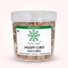 Pure Tree Certified Organic Jaggery Cubes Small | 800 g | Jar | Sugarcane Gur Cubes | Desi Gud Jaggery Cubes view 1