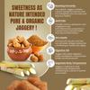 Pure Tree Certified Organic Jaggery Cubes Small | 800 g | Jar | Sugarcane Gur Cubes | Desi Gud Jaggery Cubes view 3