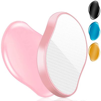 Concy Crystal Hair Eraser for Women -Glass Crystal Hair Remover -Nano Crystal Hair Removal Stone Reusable Washable -1 (Pink)