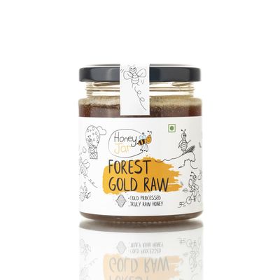 Honey All Day Forest Gold Multiflora Raw Honey | 100% Pure Cold Processed Organic Honey | Ethically sourced from Wild forests |Fresh Honey |Immunity Booster |No Added Sugar |Certified & Tested (200gm)