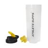 Athlete Supps Gym Shaker 700ml with mixing ball | BPA free | Leak Proof | Freezer safe | Easy to Clean (White) view 2