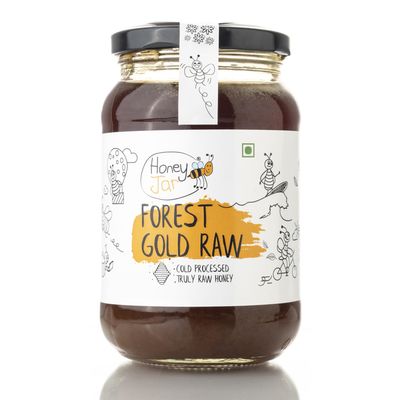Honey All Day Forest Gold Multiflora Raw Honey | 100% Pure Cold Processed Organic Honey | Ethically sourced from Wild forests |Fresh Honey |Immunity Booster |No Added Sugar |Certified & Tested (650gm)