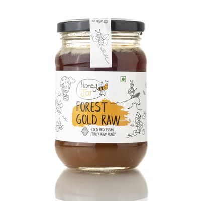 Honey All Day Forest Gold Multiflora Raw Honey | 100% Pure Cold Processed Organic Honey | Ethically sourced from Wild forests |Fresh Honey |Immunity Booster |No Added Sugar |Certified & Tested (300gm)