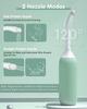 ELECTOMANIA  500ML Plastic Retractable Handheld Bidet Portable of Antislip, Bidet Angled Nozzle Spray with Travel Bag (Light green) view 2