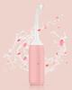 Electomania 500Ml Plastic Retractable Handheld Bidet Portable Of Antislip, Matt Finish, Bidet Angled Nozzle Spray With Travel Bag (Light Pink ) view 1