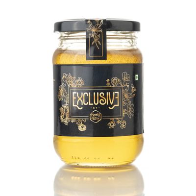 Honey All Day Kashmir White Acacia Raw Honey | 300g Pack | 100% Pure Natural, Cold Processed & Unprocessed Organic Honey | Ethically Sourced from Kashmir Forests | Fresh and Certified