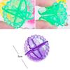 Laundry Balls,Dryer Balls Reusable Washing Machine Ball Fabric Softener Clothes Cleaning Helper Cleaner Random Color view 2
