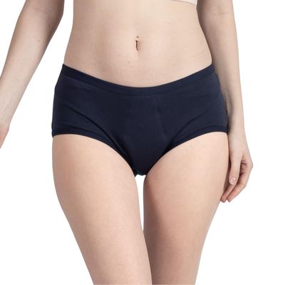 FabPad Cotton Women Reusable Leak Proof Period Panties Lasts For 3 Years Without Pads, Cups & Tampons (Pack Of 1, Blue, 3Xl)