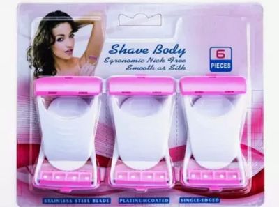 Feelhigh Body & Bikini Shaving Razor For Women and Girls (Pack of 6)