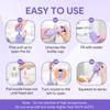 Easy@Home Portable Bidet Spray: Purple Retractable Handheld Bidet with Angled Nozzle, Leakproof Plastic Cleaning Bottle for Toilet, Personal Hygiene Care, Suitable for Travel and Outdoor Use 380ml view 2