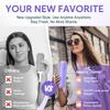 Easy@Home Portable Bidet Spray: Purple Retractable Handheld Bidet with Angled Nozzle, Leakproof Plastic Cleaning Bottle for Toilet, Personal Hygiene Care, Suitable for Travel and Outdoor Use 380ml view 3