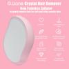G.Liane Crystal Hair Eraser,Painless Glass Hair Removal Device,Magic Nano Hair Remover Stone,Reusable Epilator for Women and Men (Pink) view 2
