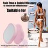 G.Liane Crystal Hair Eraser,Painless Glass Hair Removal Device,Magic Nano Hair Remover Stone,Reusable Epilator for Women and Men (Pink) view 3