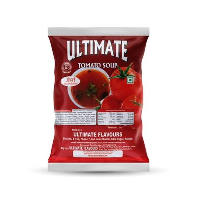 ULTIMATE FLAVOURS Tomato Soup | Instant Soup | Premix Powder for Manual and Vending Machines | No MSG, No Preservatives | Just Add Hot Water | 1kg Pack