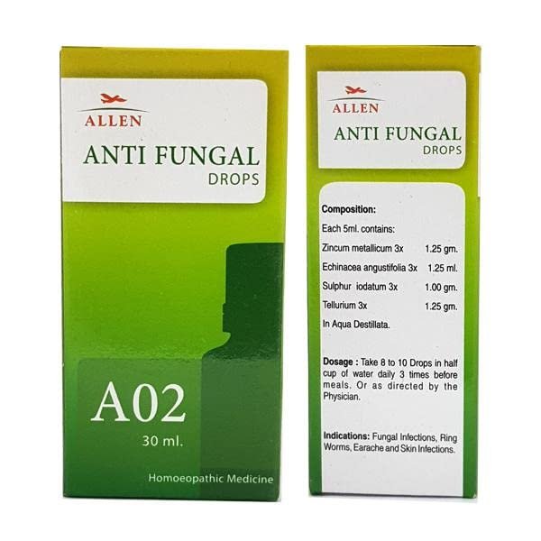 Allen A02 Anti Fungal Drop - 30 ML |Pack Of 3|
