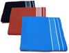 Men's Pure Cotton Lungi (2 Meters) Casual Daily Ware Black || Kavi || Blue Color Dhoti Free Size Big White Border Boarder (Combo Pack 3) view 1