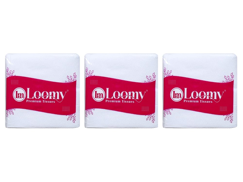 Loomy Tissue Paper Napkins 100 pcs.Each- Set of 3