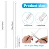 6 Pack Silicone Replacement Straws for Stanley 20 30 40oz Cup, Long Straws Compatible 40 oz Stanley Tumbler,Reusable Straw with Cleaning Brush for Stanley Cup Accessories view 4