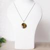 9Dzine Tiger Eye Round Shape Pendant for Men & Women | Stylish Chain Necklace Pendant Jewellery Gift for Anniversary, Birthday, Valentine view 4
